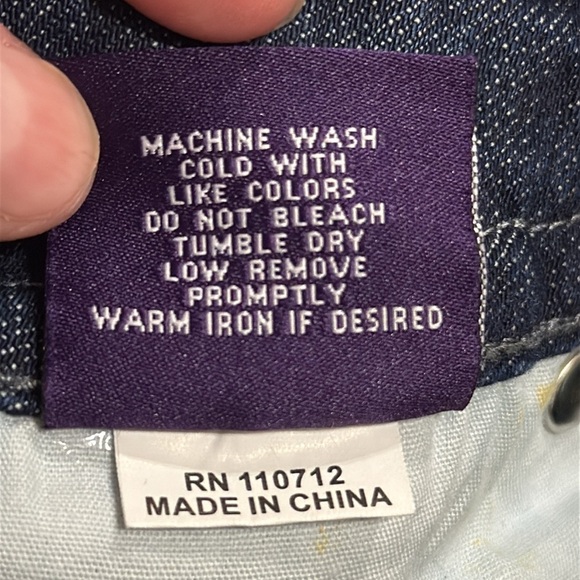 (R1) Vigoss Collection Women's Vintage 2000s Jeans,Size 29-7/8 Dark Blue - Picture 13 of 13